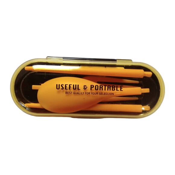 New Portable Travel Spoon & Fork Utensils with Case Lunch Kit - Picture 4 of 8